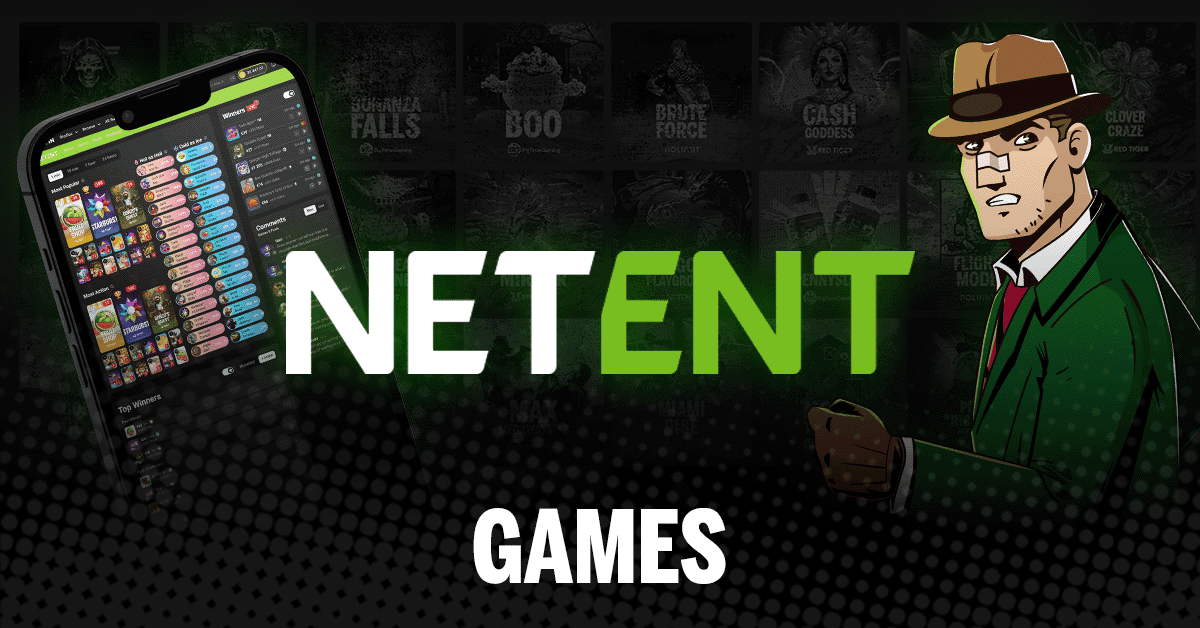 NetEnt slot provider image representing cinematic visuals, iconic slot titles, and premium game design quality