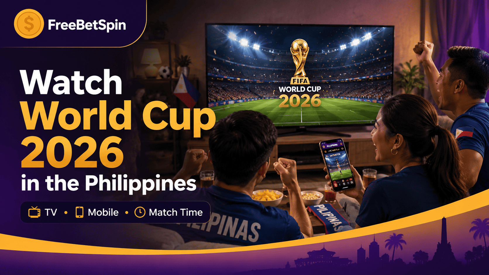 where to watch world cup 2026 in Philippines on TV and mobile